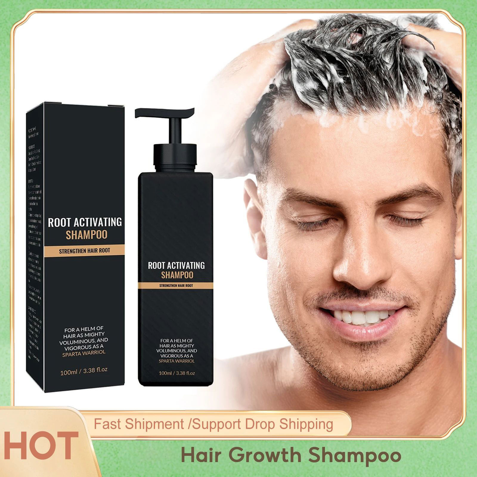 Hair Care Organic - 高速育毛のためのシャンプー修復栄養根抗脱毛シャンプー髪の質感を改善フケ治療脱毛