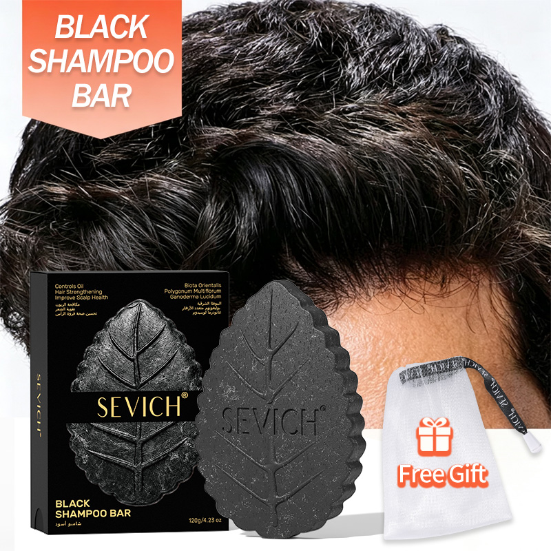 Hair Care Dandruff - ヘアシャンプー石鹸ポリゴナムマルチフロラム黒石鹸白髪修復石鹸ヘアケアセット栄養補給抗フケ染毛石鹸