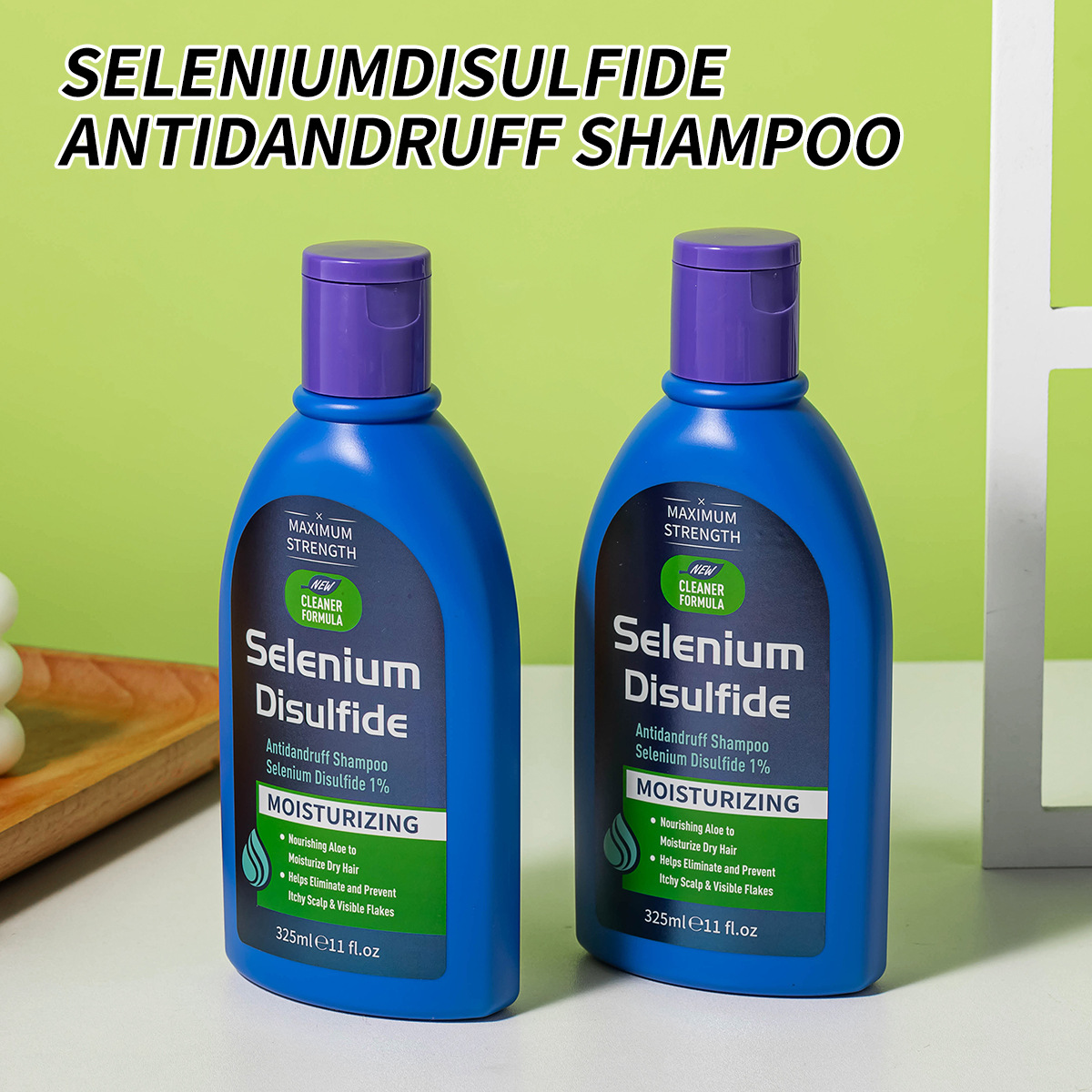 Hair Care Dandruff - 325ml セレン二硫化物配合 ふけ防止シャンプー 保湿ケア 頭皮のかゆみを軽減 可視化されたフケを減らす