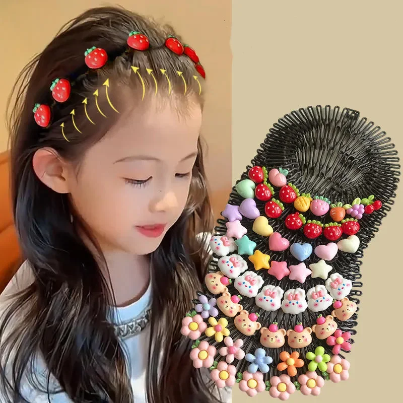 Y2k スターハートカラフルなヘアコーム子供壊れたヘッドバン - Hair Care Korean Products のレビューと価格