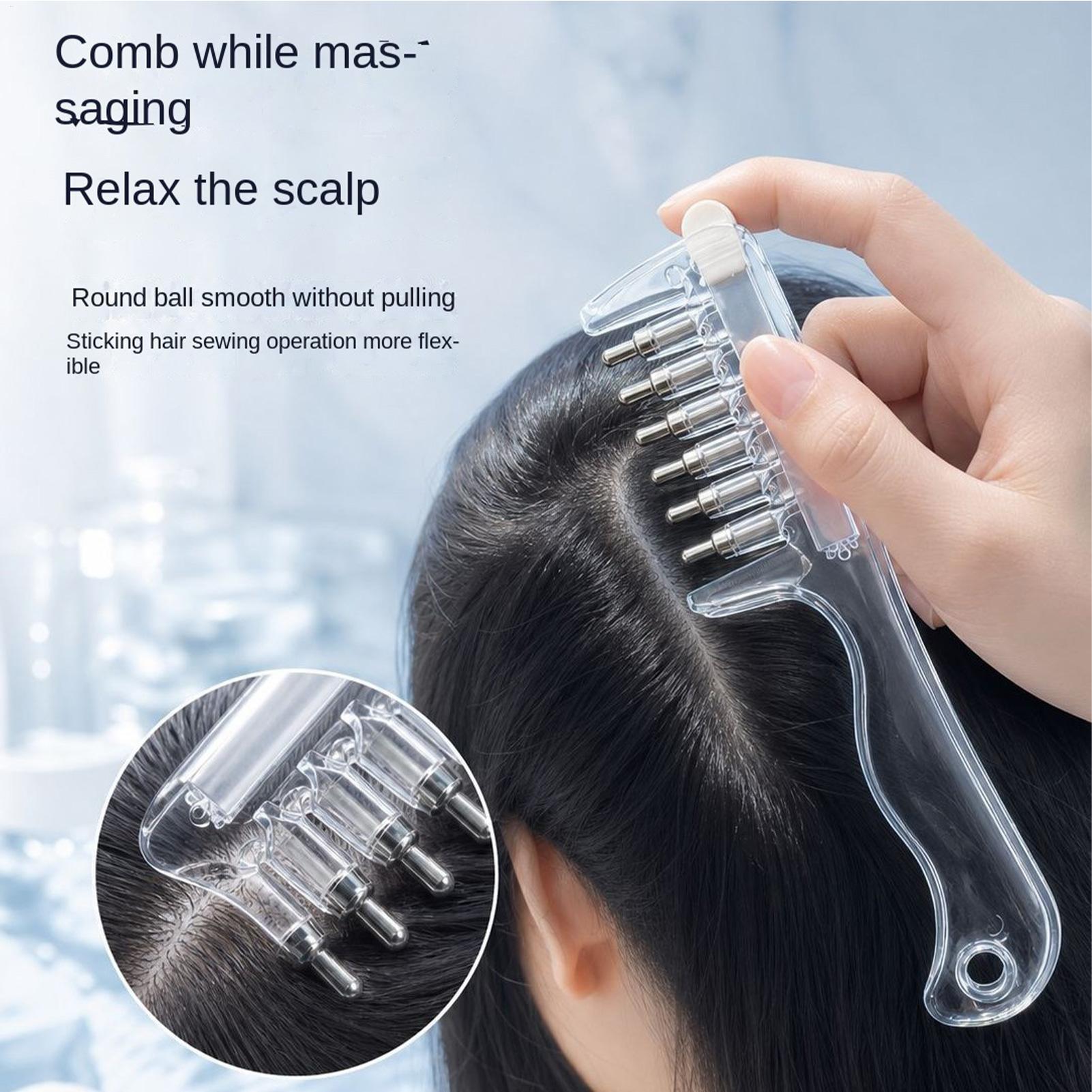 1個入り、携帯用透明ヘアルートコーム、液体塗布用ガイド、頭皮 - Hair Care Lotion のレビューと価格