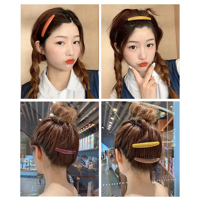女性のためのヴィンテージバナナコームクリップ,モノクロ,ヘア - Hair Care Korean Products のレビューと価格