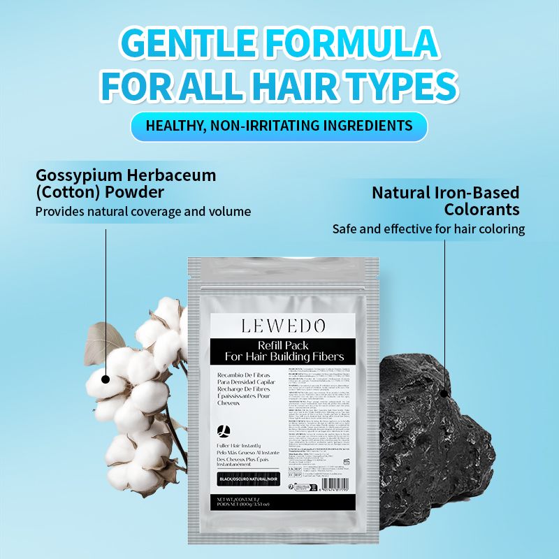 毛髪繊維パウダー 100 グラムインスタント育毛繊維詰め替え - Hair Care Products のレビューと価格