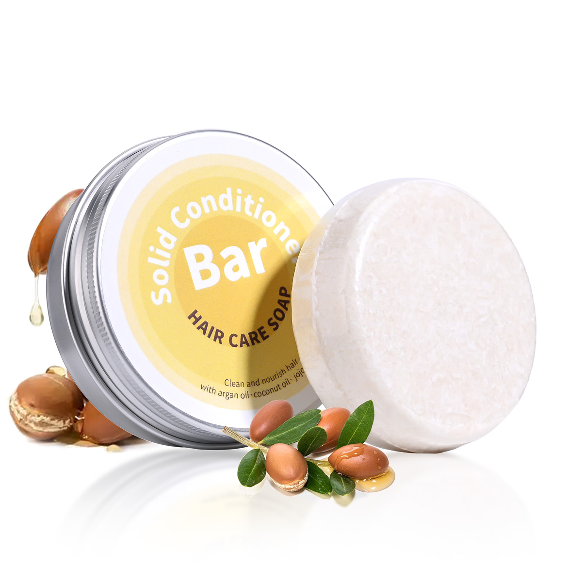 植物性エッセンシャルオイル配合ヘアコンディショナーソープ、ア - Hair Care Products のレビューと価格