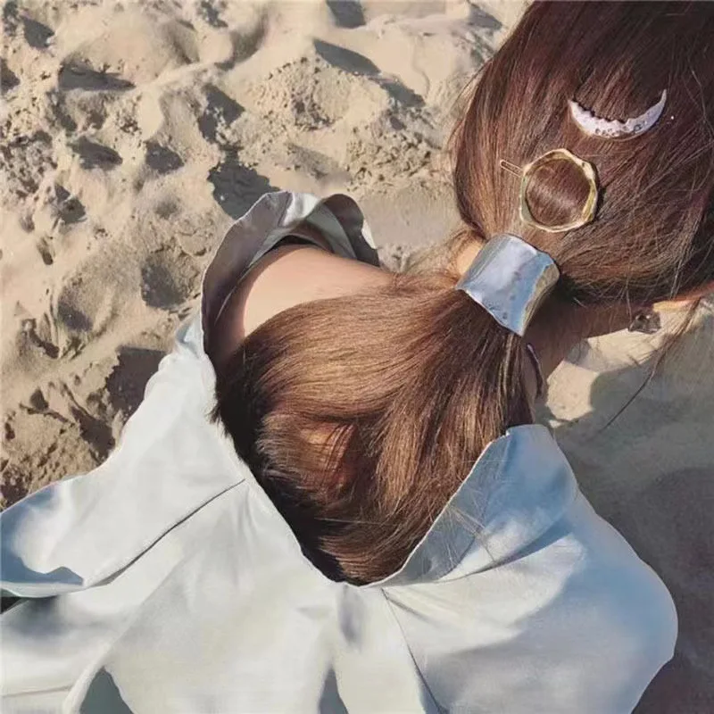 韓国金属インサートヘアピンハイグレード銅キャスト凹凸クラフト - Hair Care Korean Products のレビューと価格