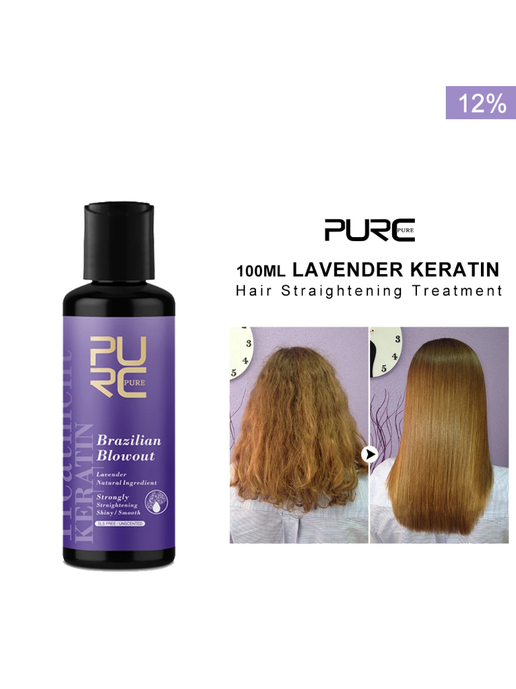 PURC ラベンダー 12% ブラジルケラチン縮毛矯正トリー - Hair Care Korean Products のレビューと価格