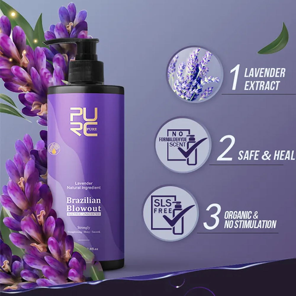 PURC ラベンダー 12% ブラジルケラチン縮毛矯正トリー - Hair Care Korean Products のレビューと価格